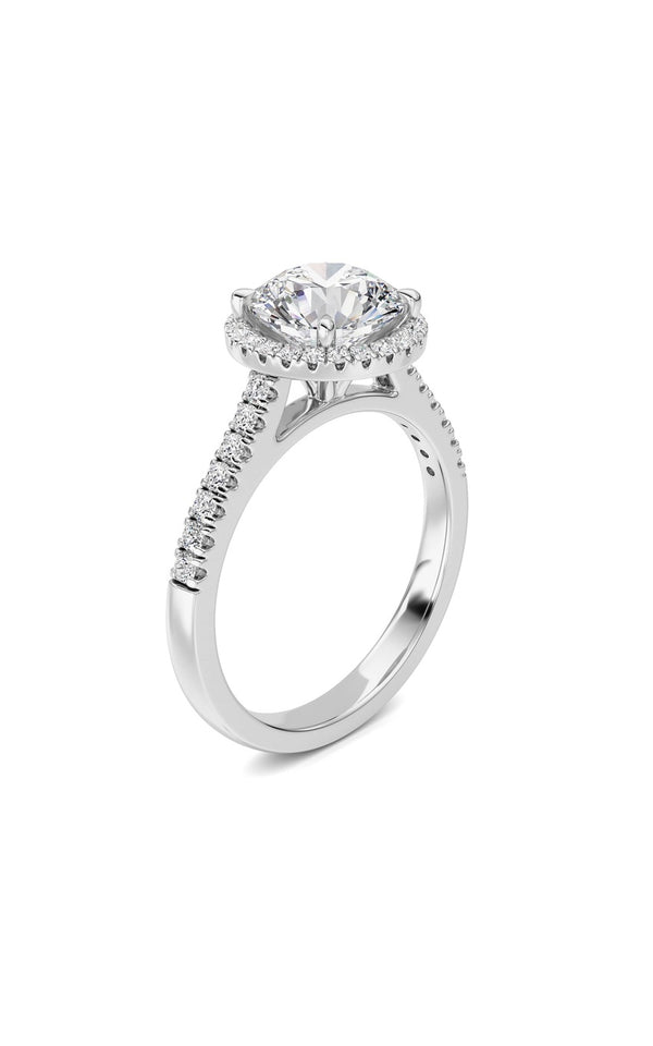 14K White Gold Ring KJ01382R.RD-2-21F