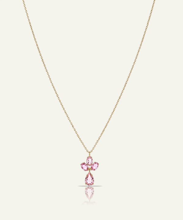Love Spell® Lab-grown Diamond & Multicolor Stones Candy Drop Necklace