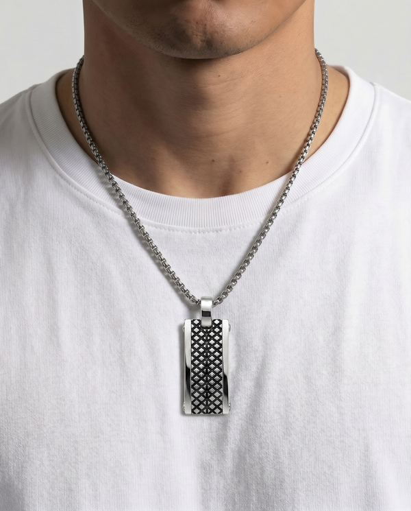 Link N Lock® Modern Dog Tag Pendant