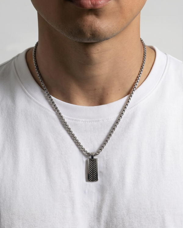 Link N Lock® Modern Dog Tag Pendant