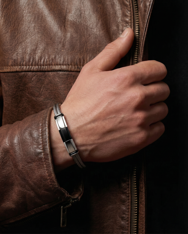 Link N Lock® Stainless Steel Cable Bracelet
