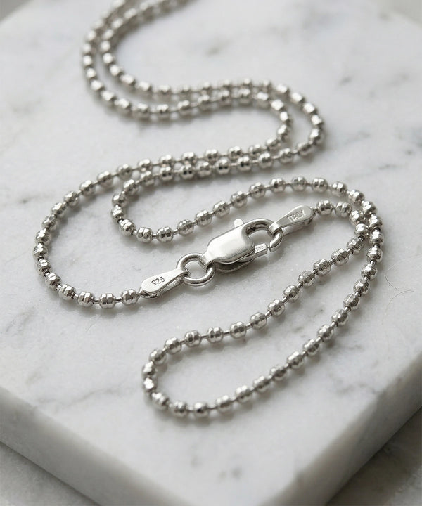Link N Lock® Sterling Silver Beads Chain