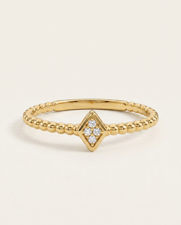 Eternal Vow Lab-grown Diamond Marquise Promise Ring - 0.02 Ct. T.W.