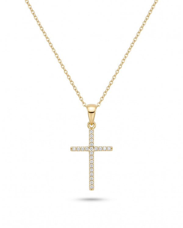 Bella by Ovani® Lab-grown Diamond Cross Pendant - 0.15 Ct. T.W.