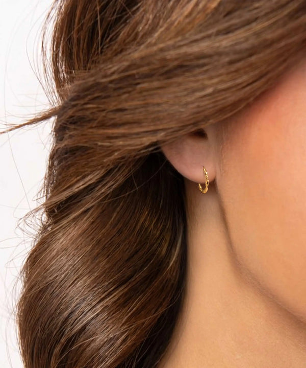 Oroventi Classic Twisted Hoops