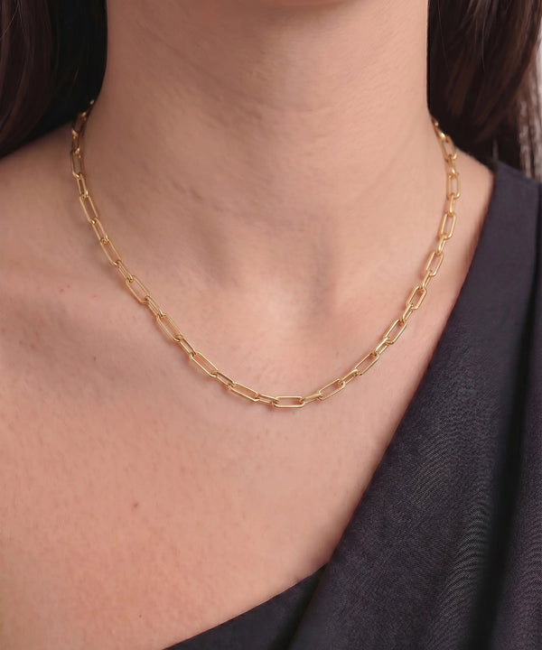 Oroventi Paperclip Chain