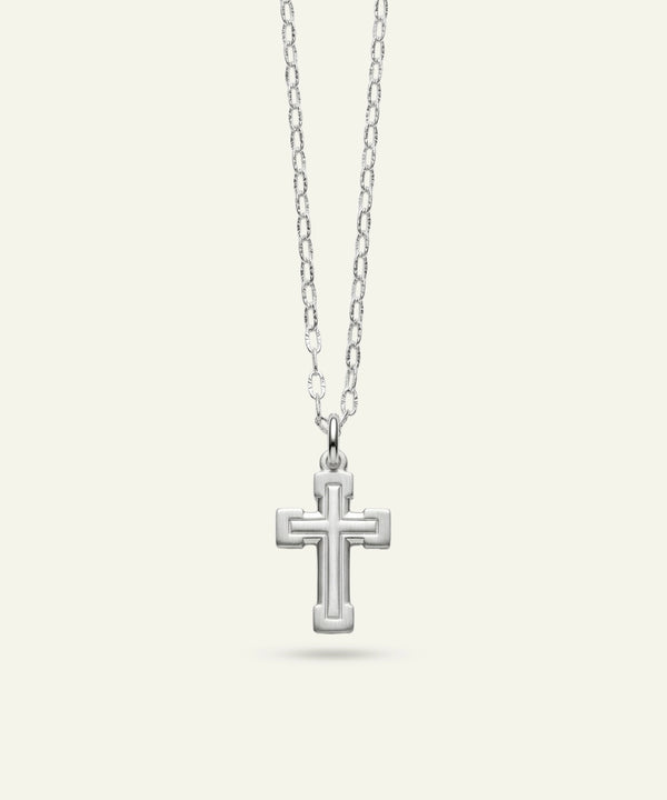 Link N Lock® Silver Cross Pendant