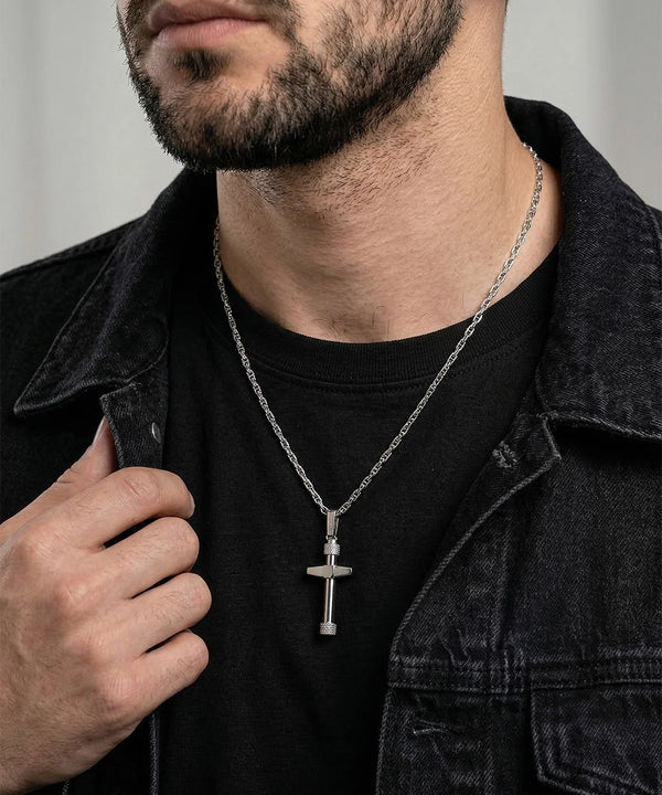 Link N Lock® Cross Pendant Necklace