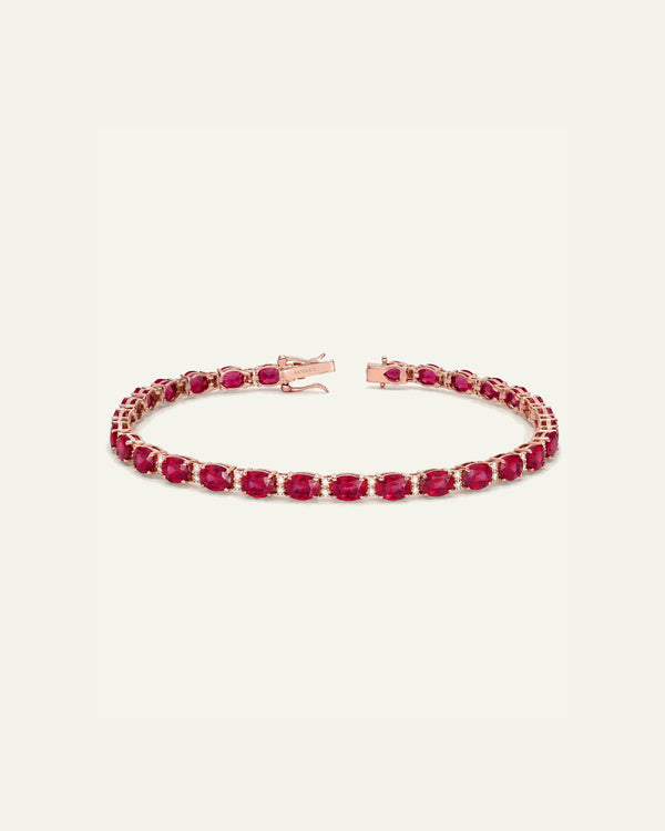 Aanika V. Ruby & Diamond Tennis Bracelet