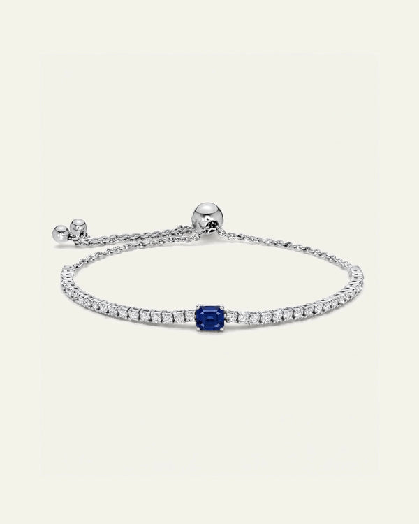 Aanika V. Sapphire & Diamond Bolo Bracelet