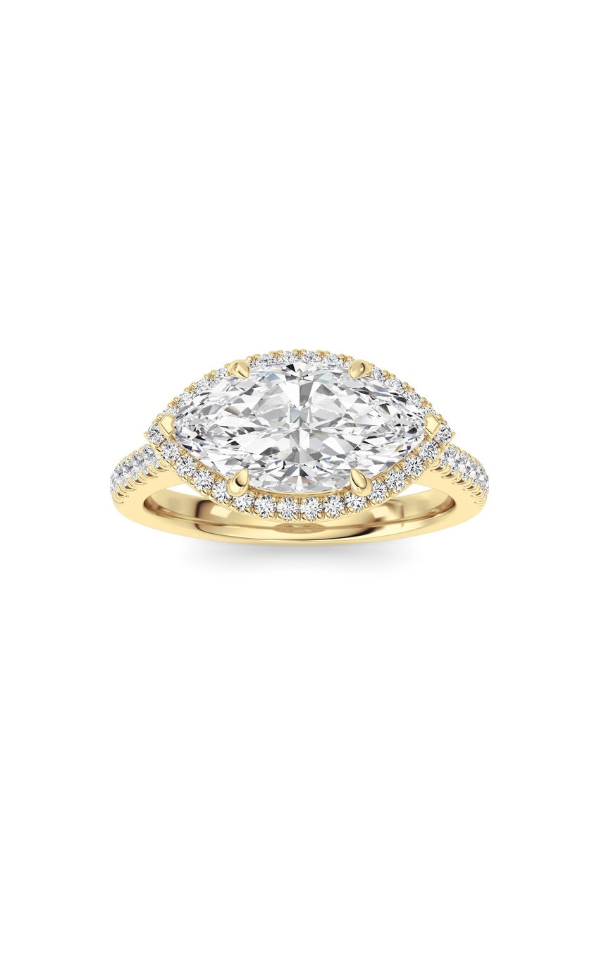 14K White Gold Ring KJ01382R.MQ-2-21F