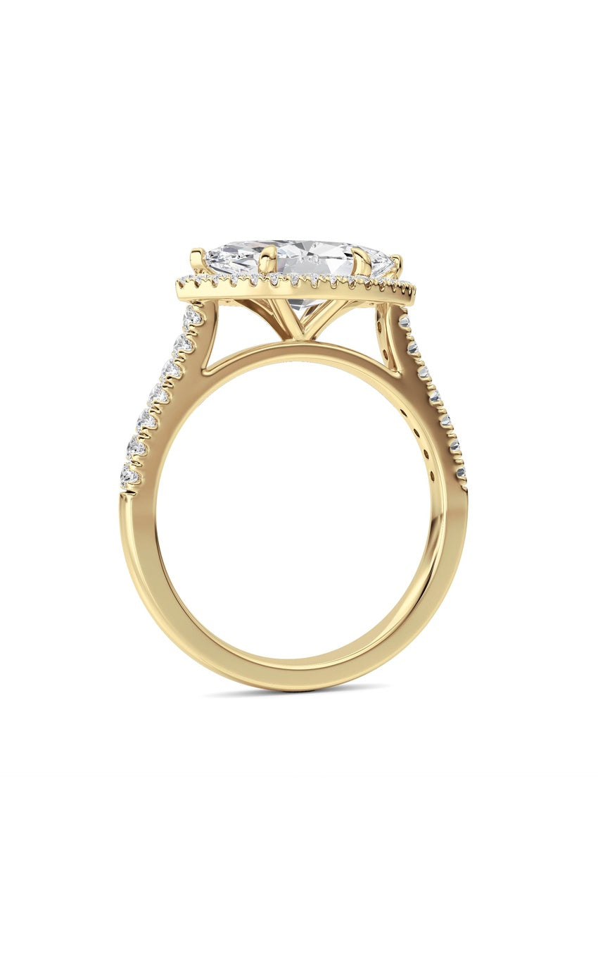14K White Gold Ring KJ01382R.MQ-2-21F
