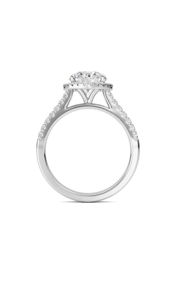 14K White Gold Ring KJ01382R.RD-2-21F
