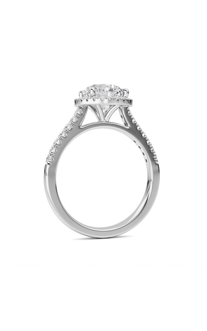 14K White Gold Ring KJ01382R.RD-2-21F