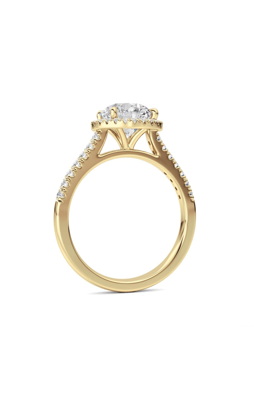 14K White Gold Ring KJ01382R.RD-2-21F