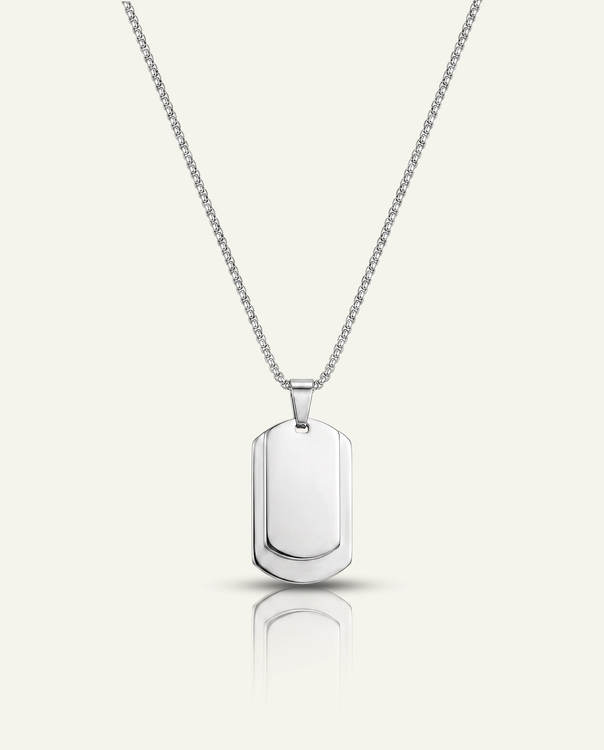 Link N Lock® Men's Classic Dog Tag Pendant