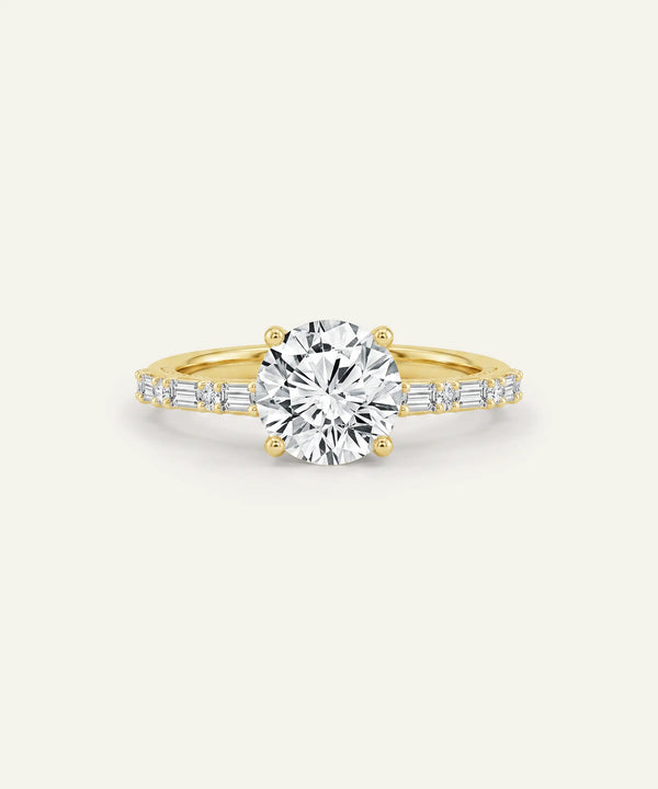 Novello Lab-grown Diamond Round Engagement Ring