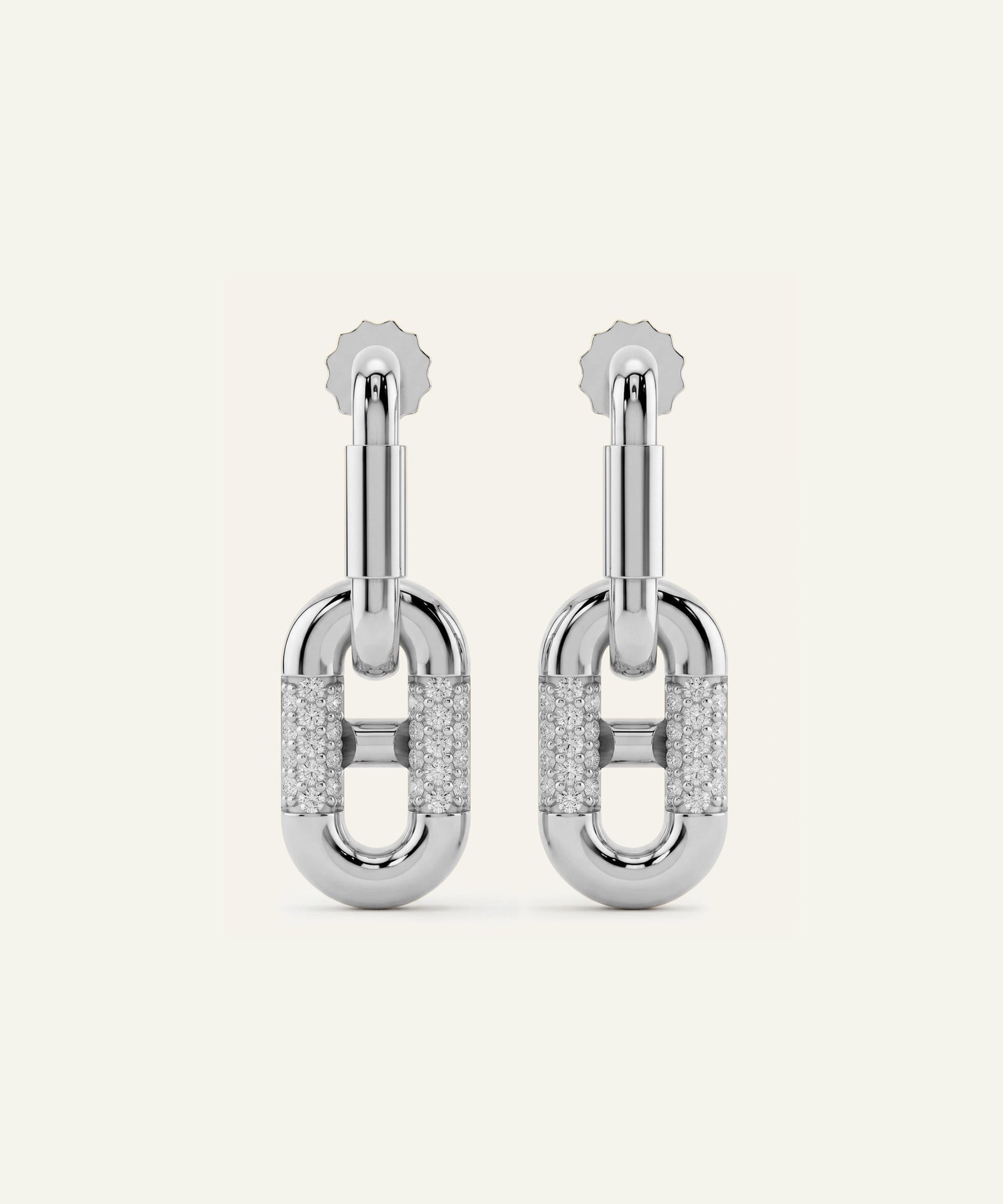 Bella by Ovani® Diamond Paperclip Dangling Earrings