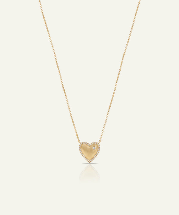 Bella by Ovani® Lab-grown Diamond Heart Necklace