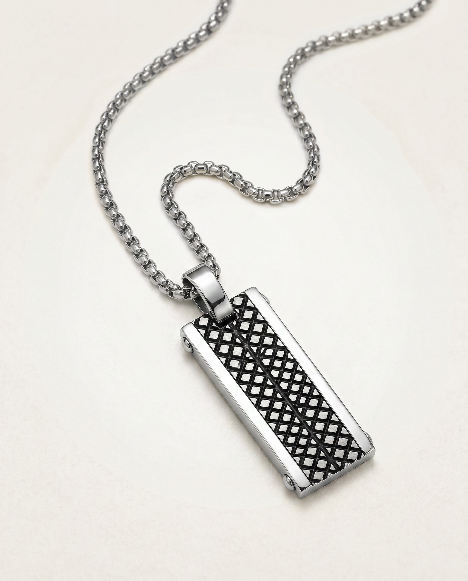Link N Lock® Modern Dog Tag Pendant