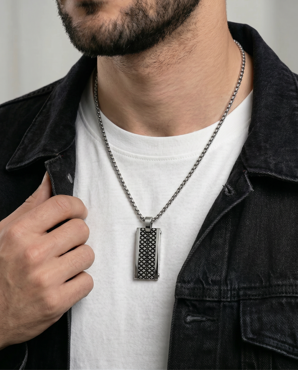 Link N Lock® Modern Dog Tag Pendant