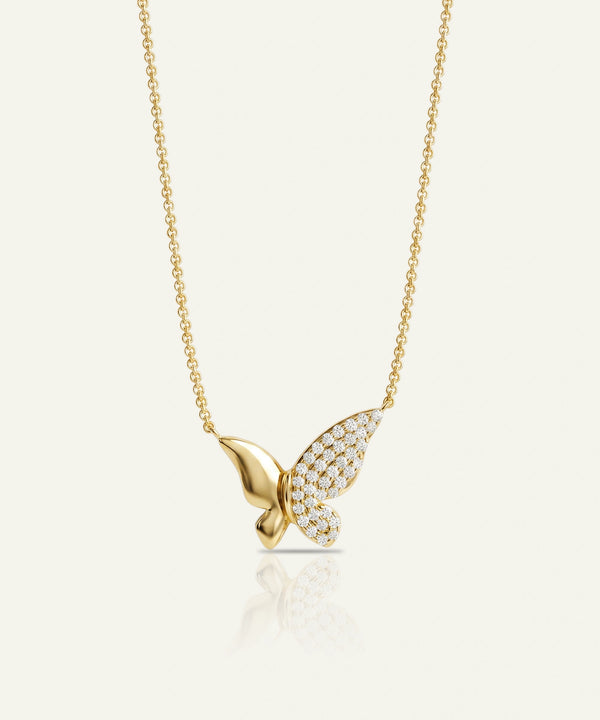 Bella by Ovani® Diamond Butterfly Necklace