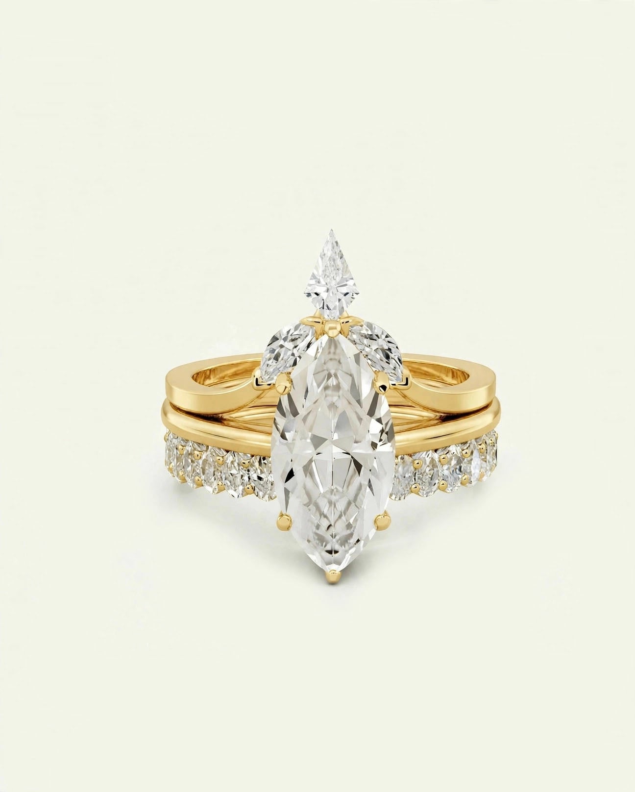 Novello Lab-grown Diamond Marquise Engagement Ring