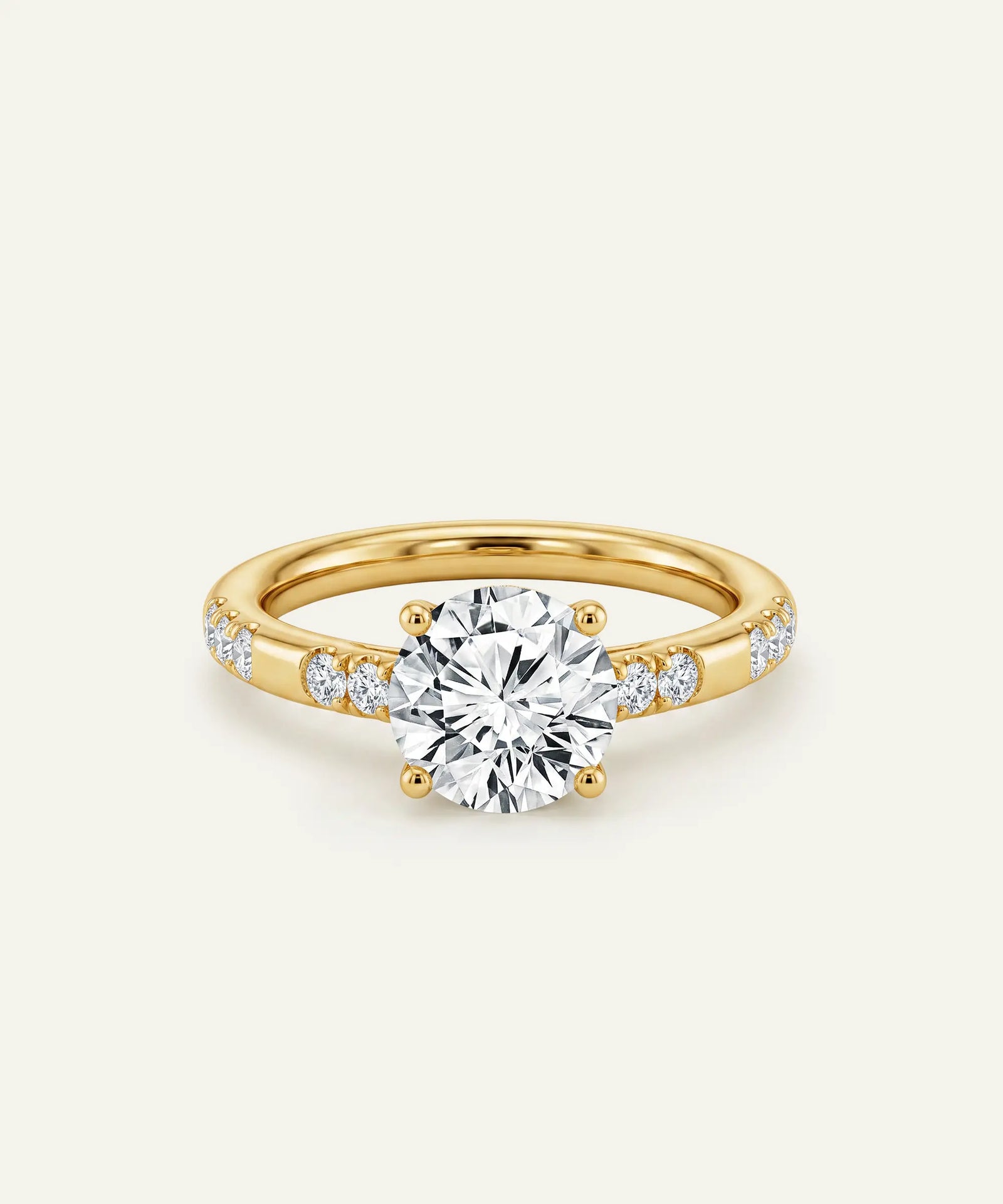 Novello Lab-grown Diamond Round Engagement Ring