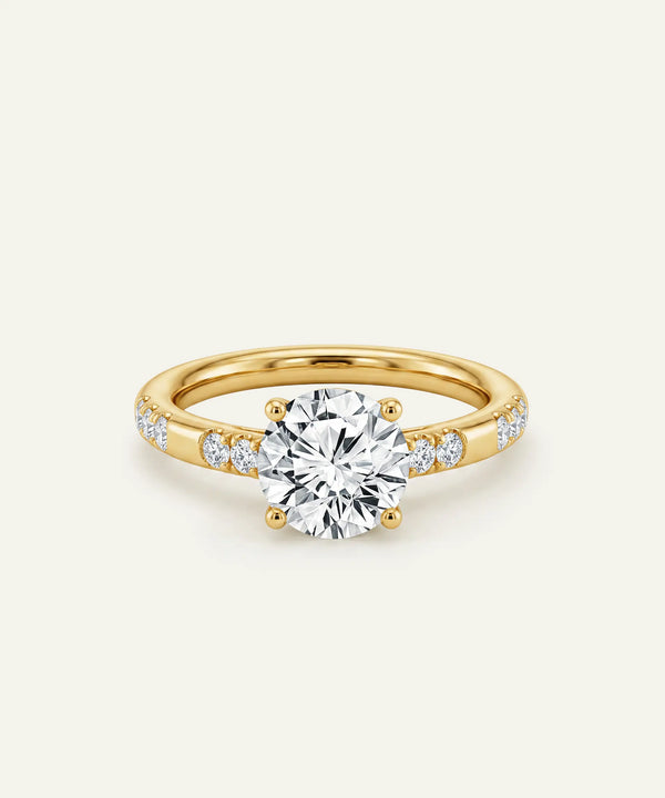 Novello Lab-grown Diamond Round Engagement Ring