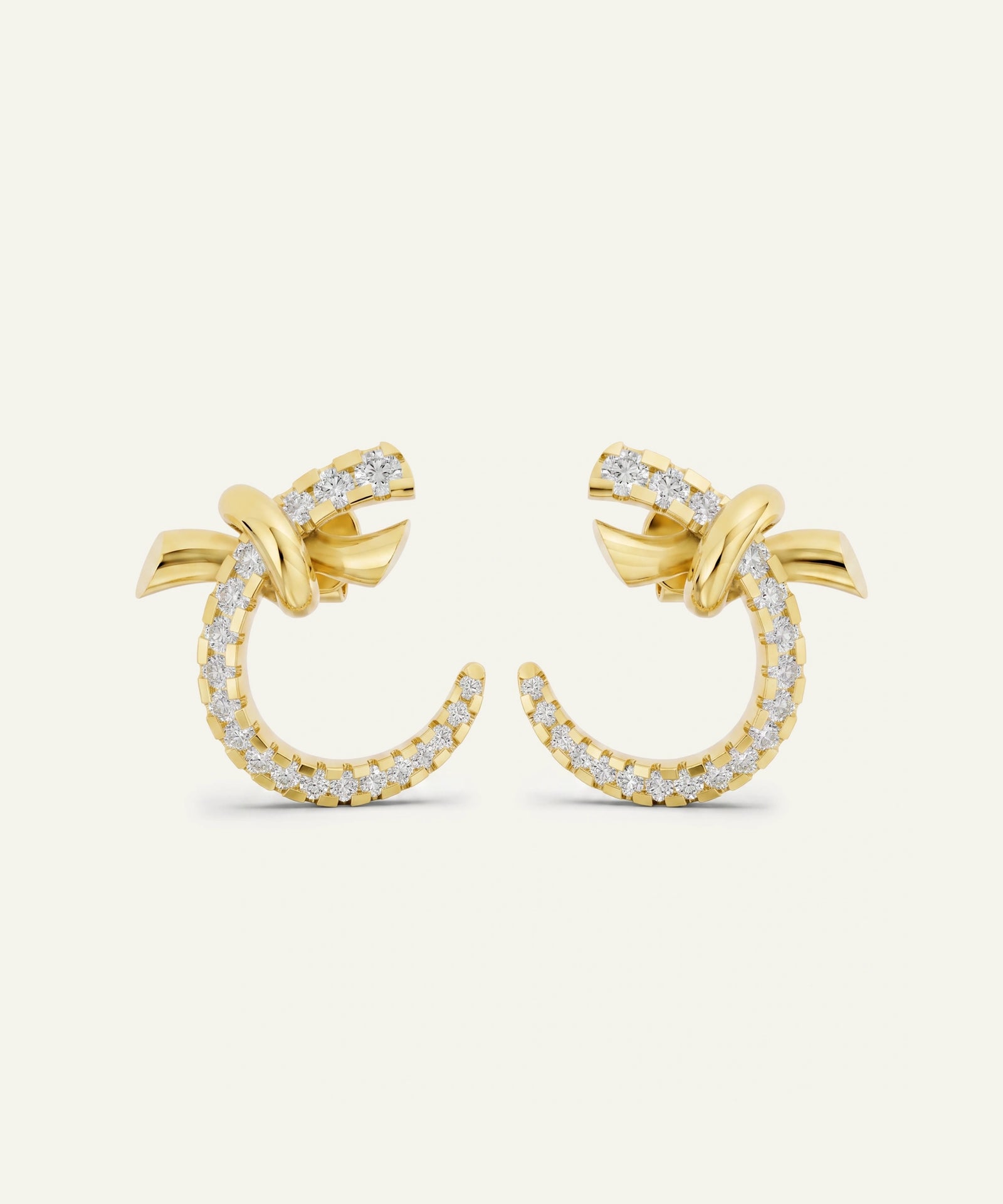 Bella by Ovani® Diamond Knotted Studs