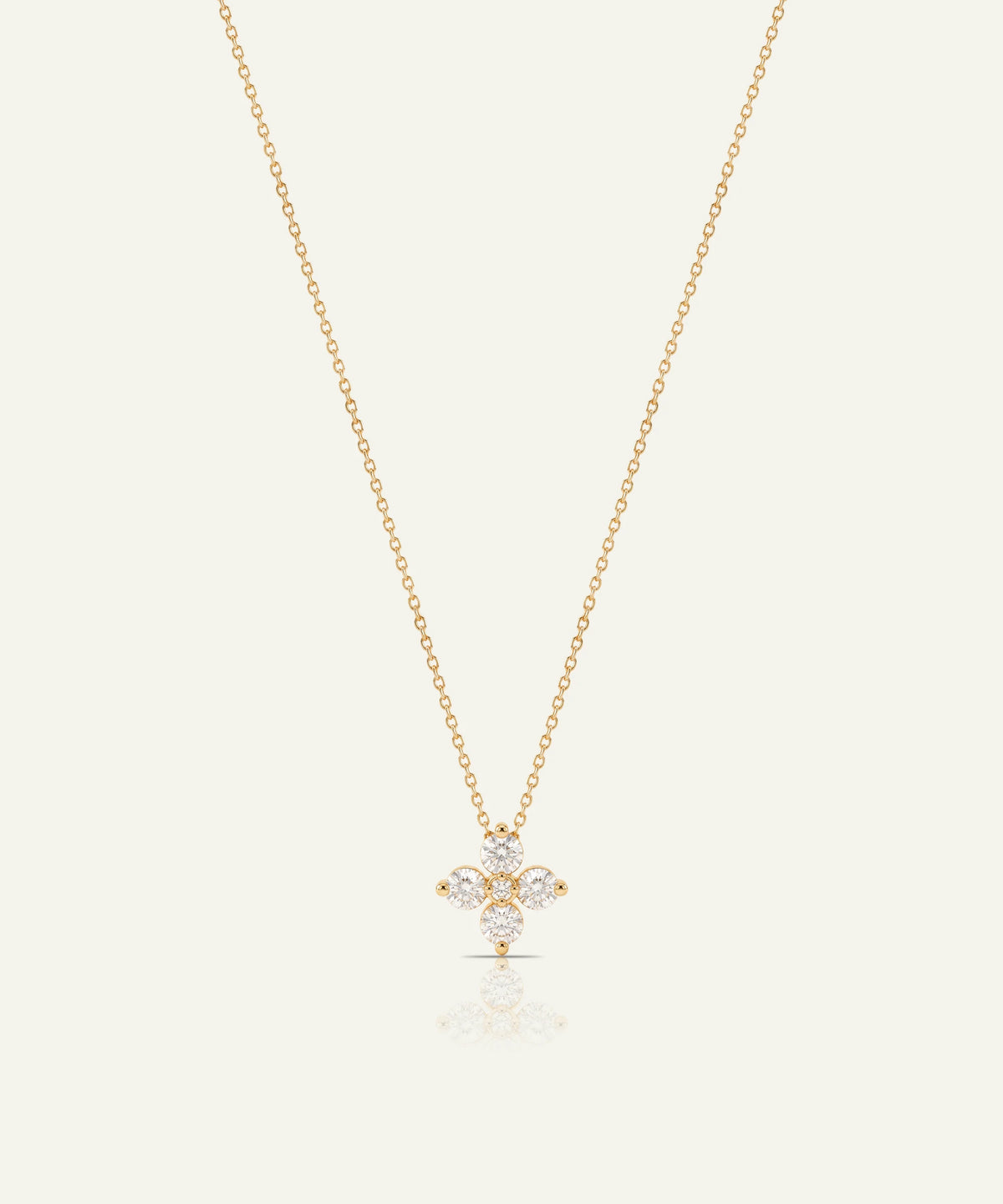 Love Spell® Lab-grown Diamond Flower Pendant