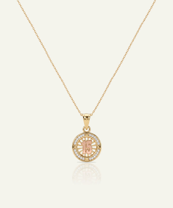 Quince Sweet 15 CZ Pendant