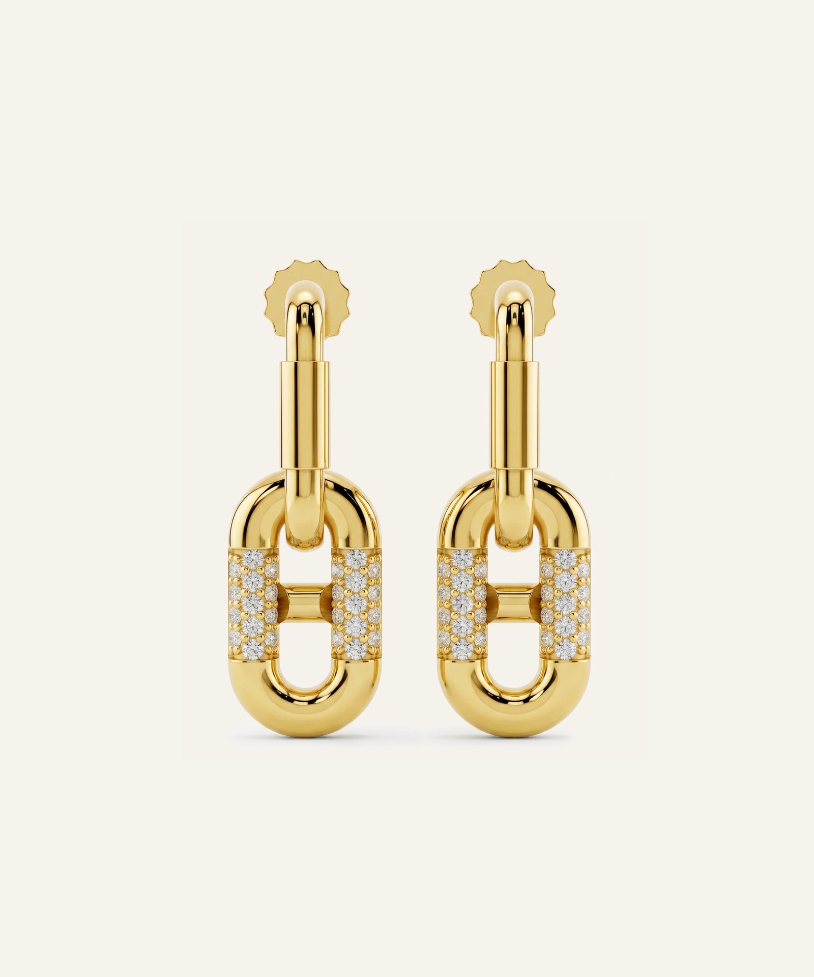 Bella by Ovani® Diamond Paperclip Dangling Earrings