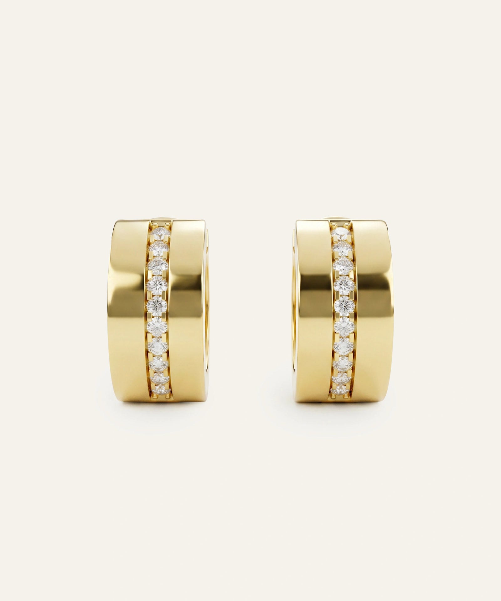Bella by Ovani® Diamond Huggie Hoops