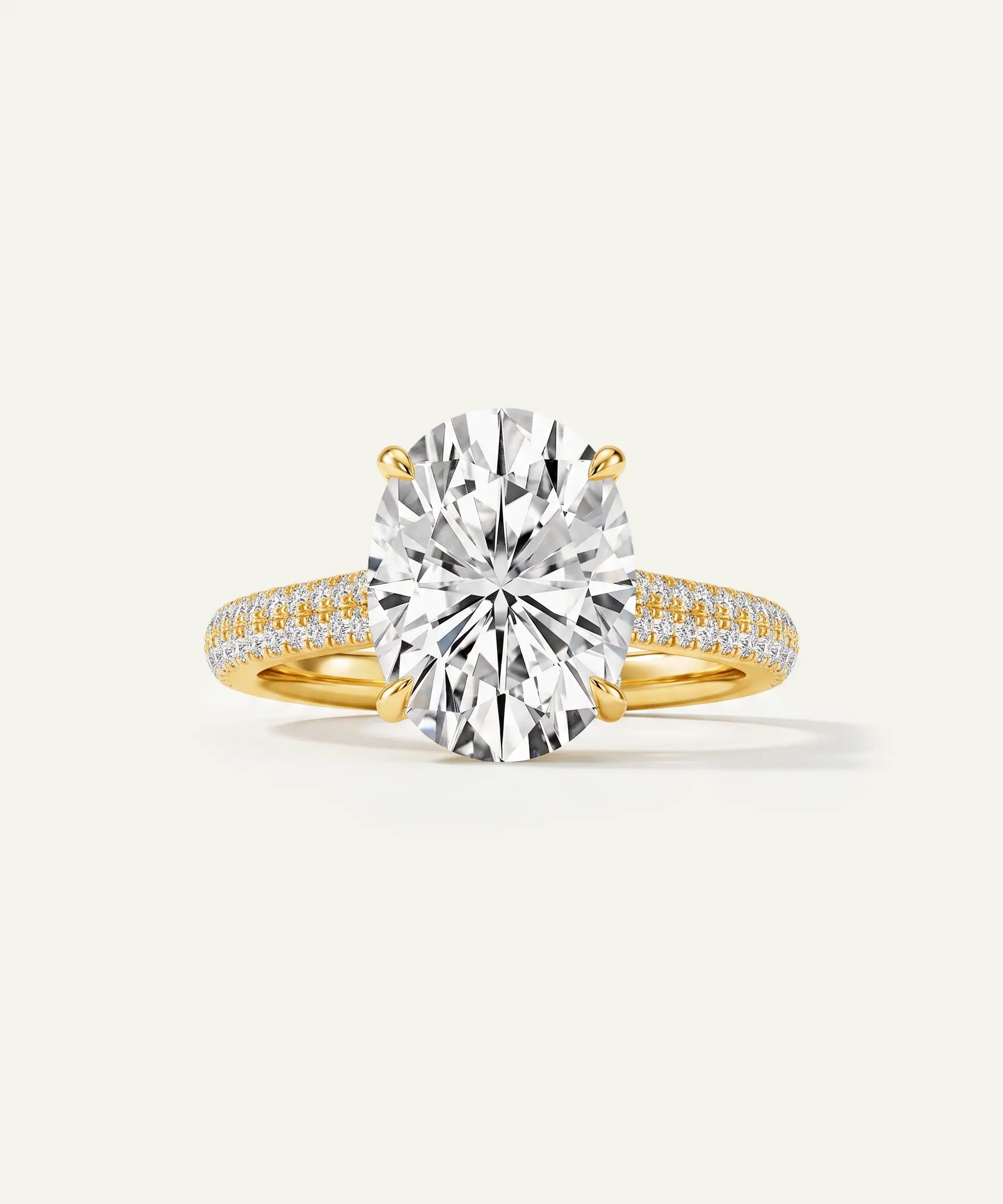 Novello Lab-grown Diamond Oval Engagement Ring