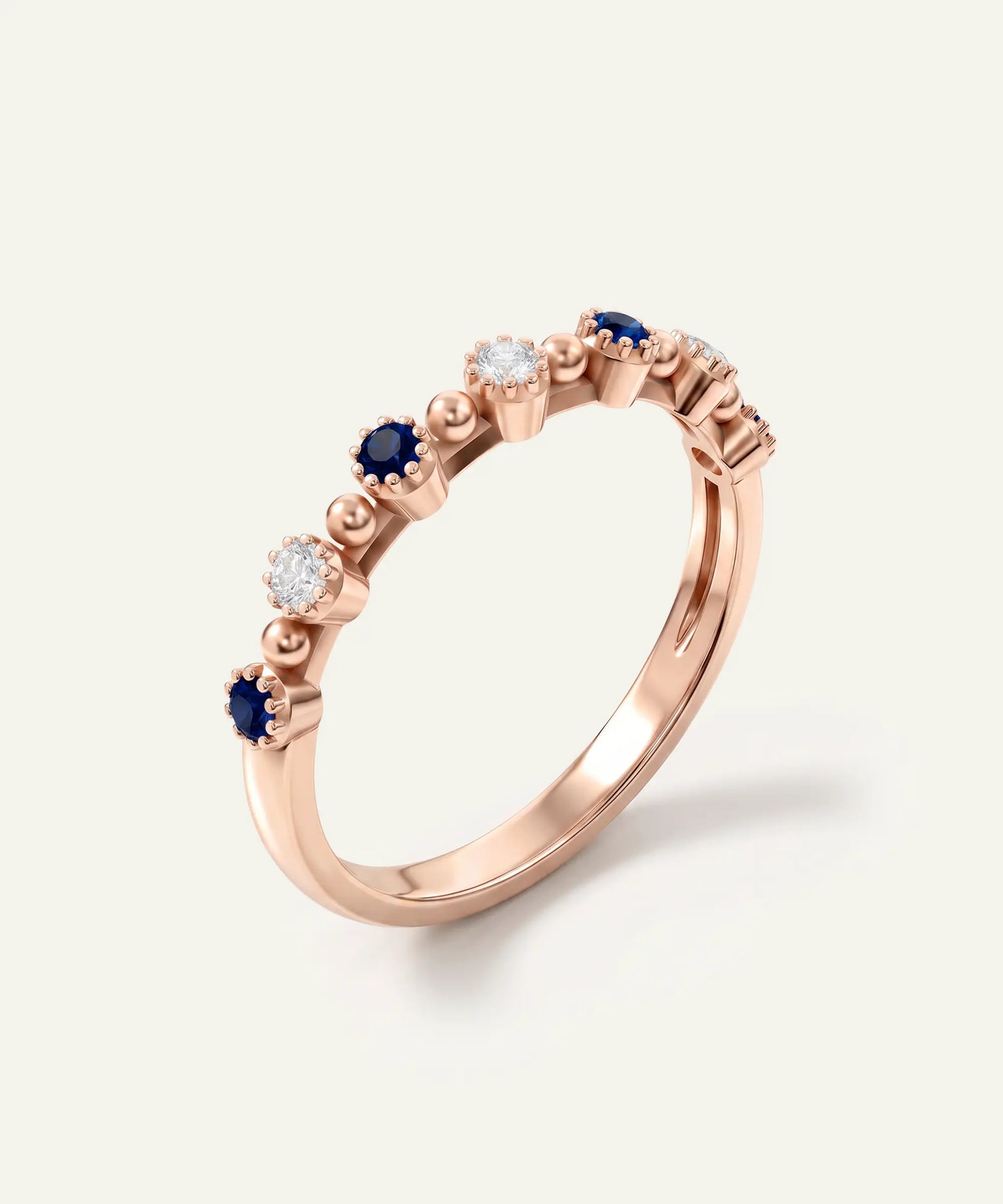Aanika V. Sapphire & Diamond Band