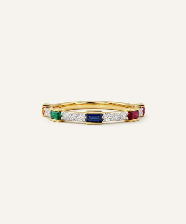 Aanika V. Multicolor Stones Band