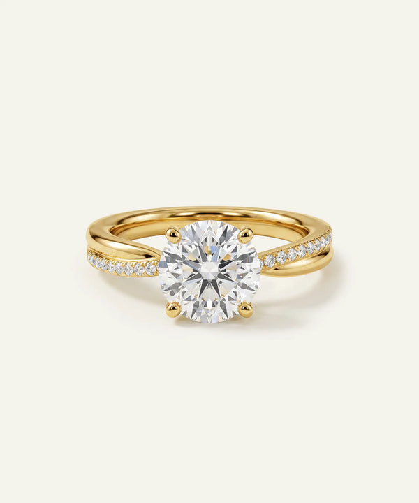Novello Lab-grown Diamond Round Engagement Ring