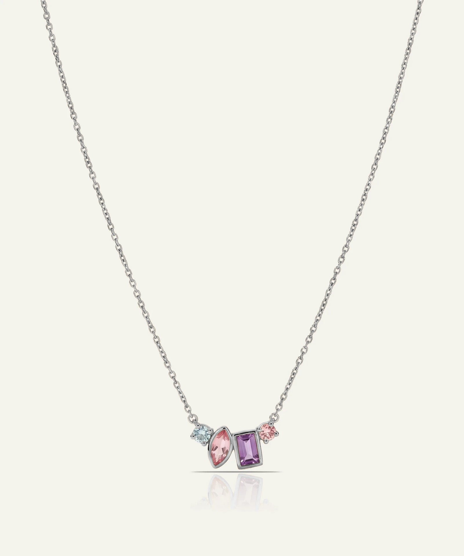 Love Spell® Lab-grown Diamond & Multicolor Stones Necklace