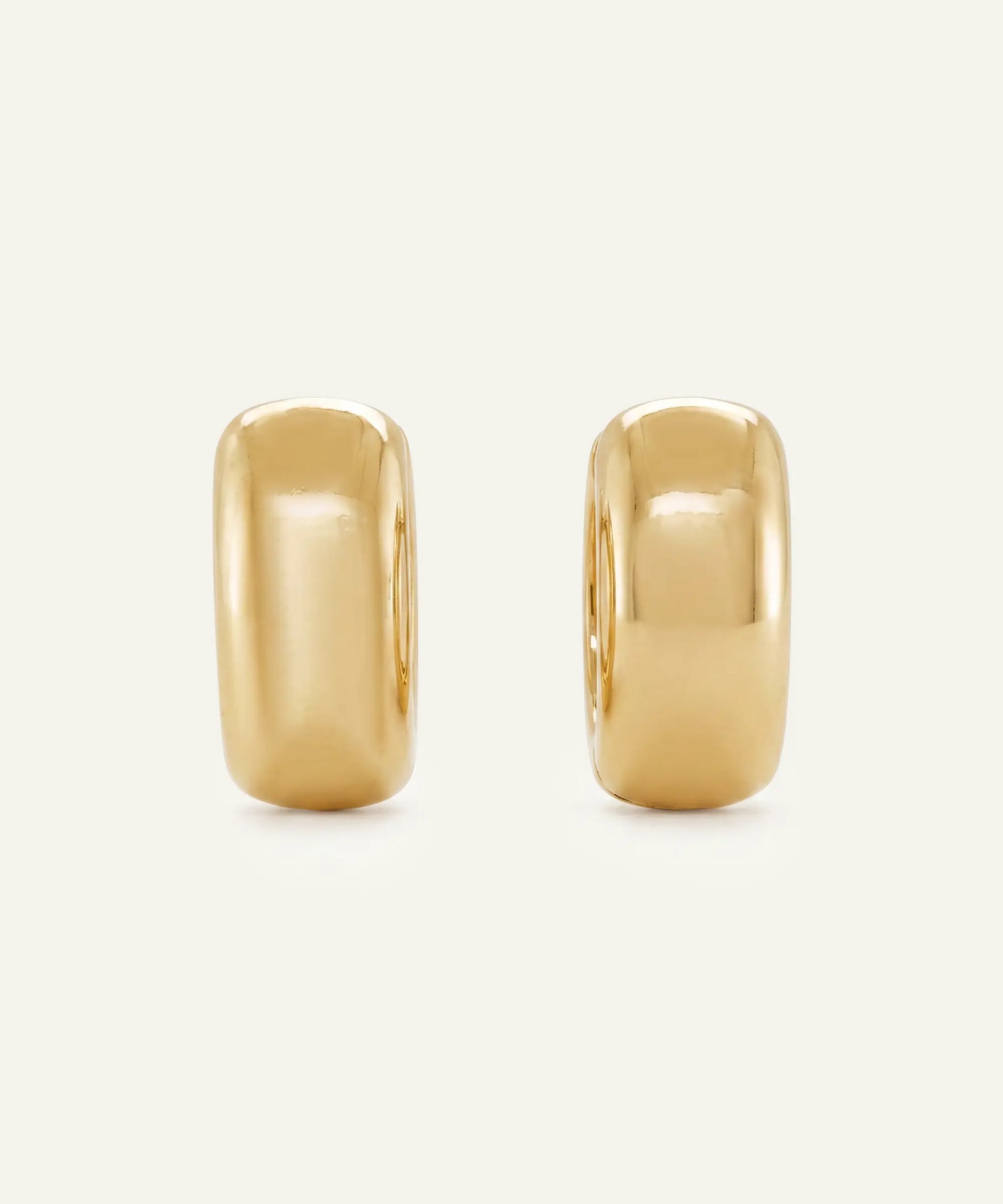 Oroventi Rounded Huggie Hoops