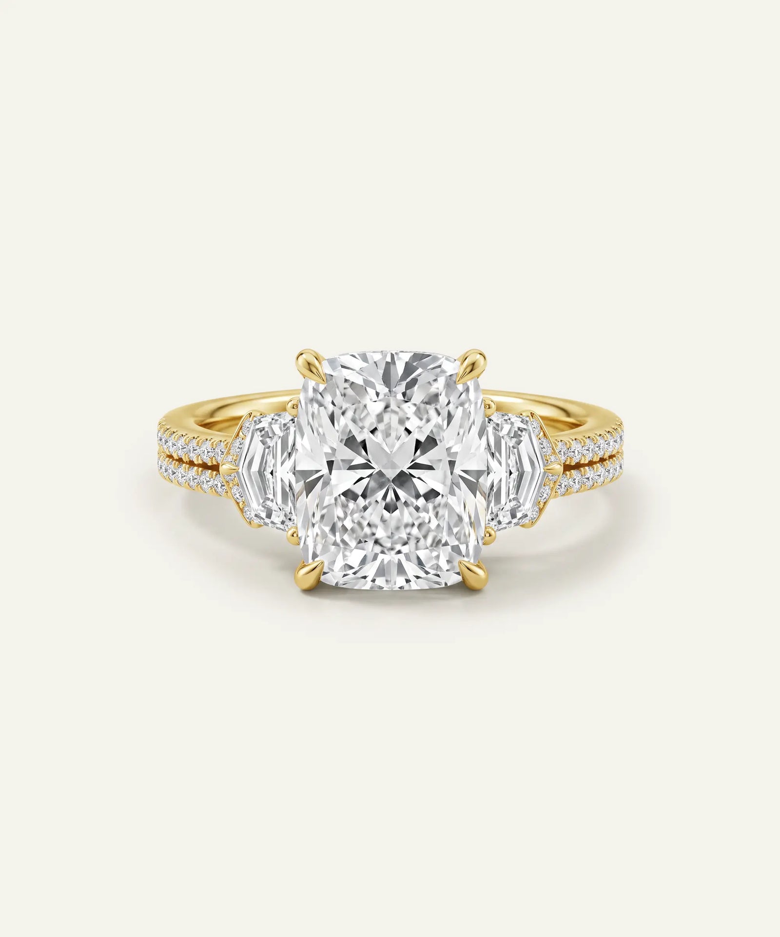 Novello Lab-grown Diamond Radiant Engagement Ring
