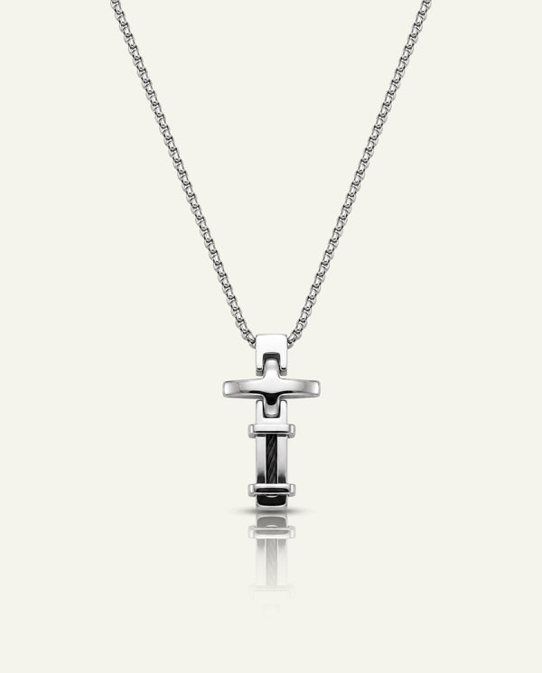 Link N Lock® Classic Cable Cross Pendant