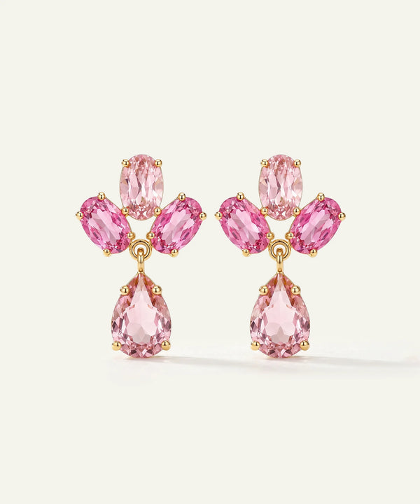 Love Spell® Lab-grown Diamond & Multicolor Stones Candy Drop Earrings