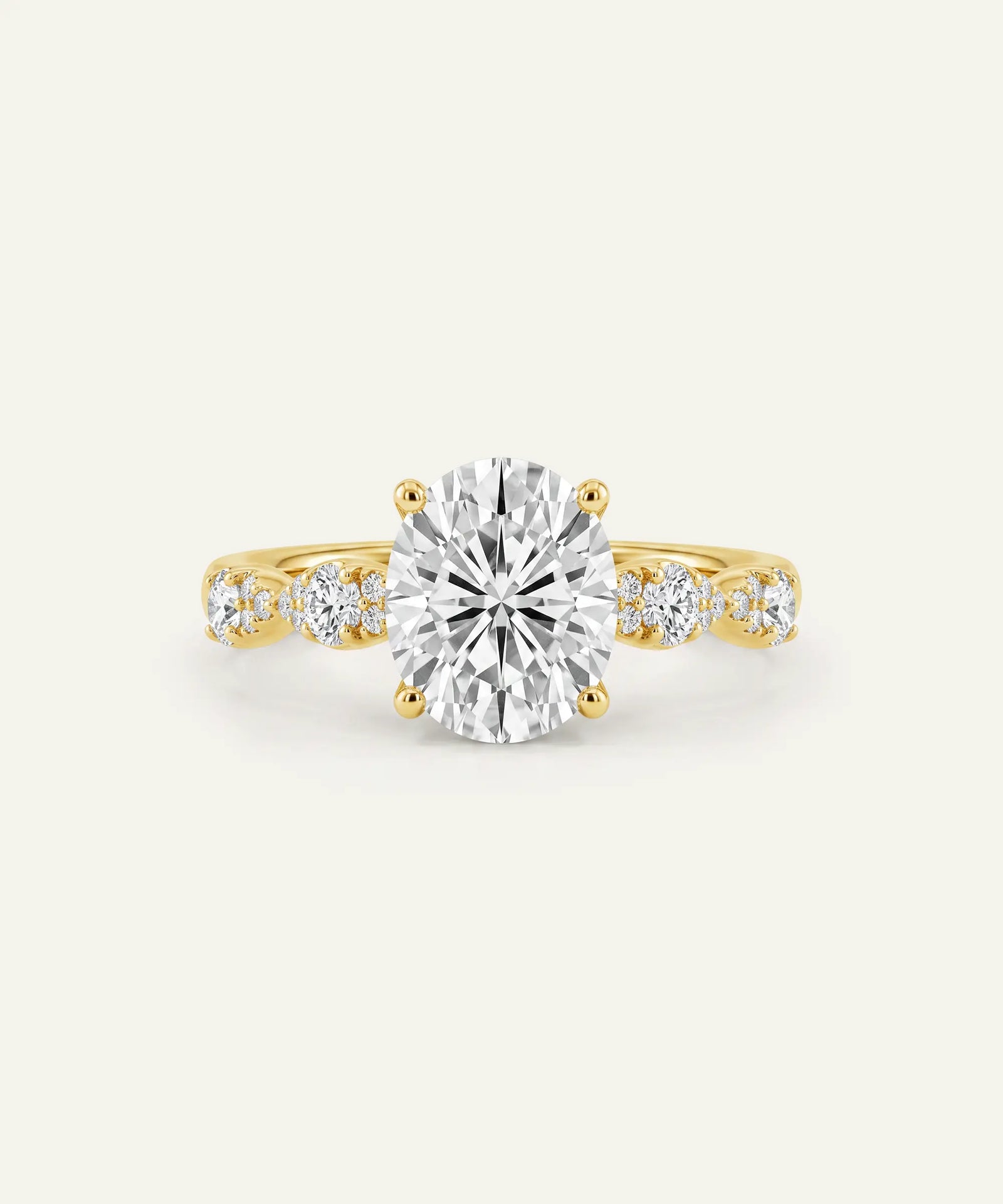 Novello Lab-grown Diamond Oval Engagement Ring