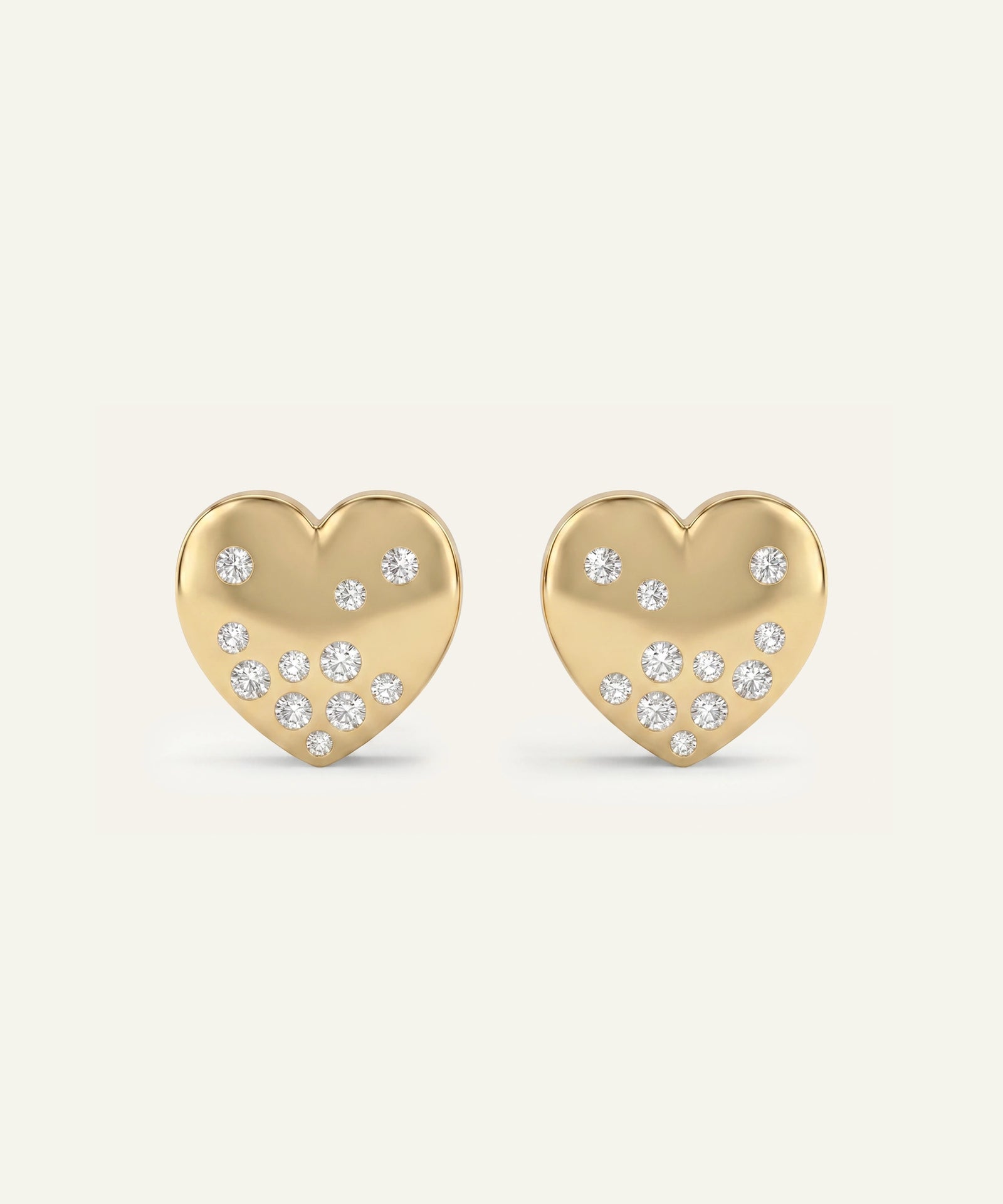 Bella by Ovani® Diamond Heart Studs