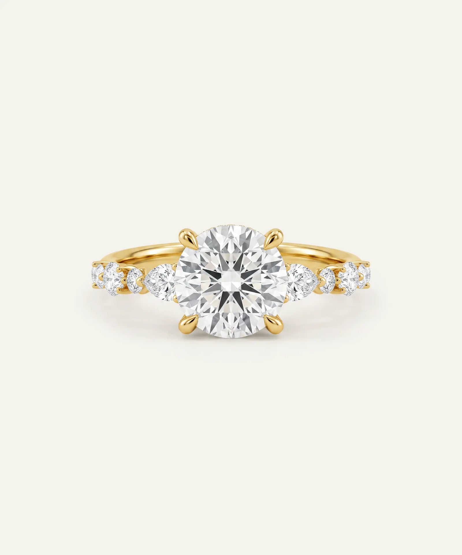 Novello Lab-grown Diamond Round Engagement Ring