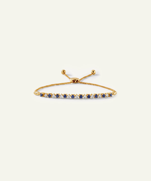 Aanika V. Lab Created Sapphire &  Diamond Bolo Bracelet