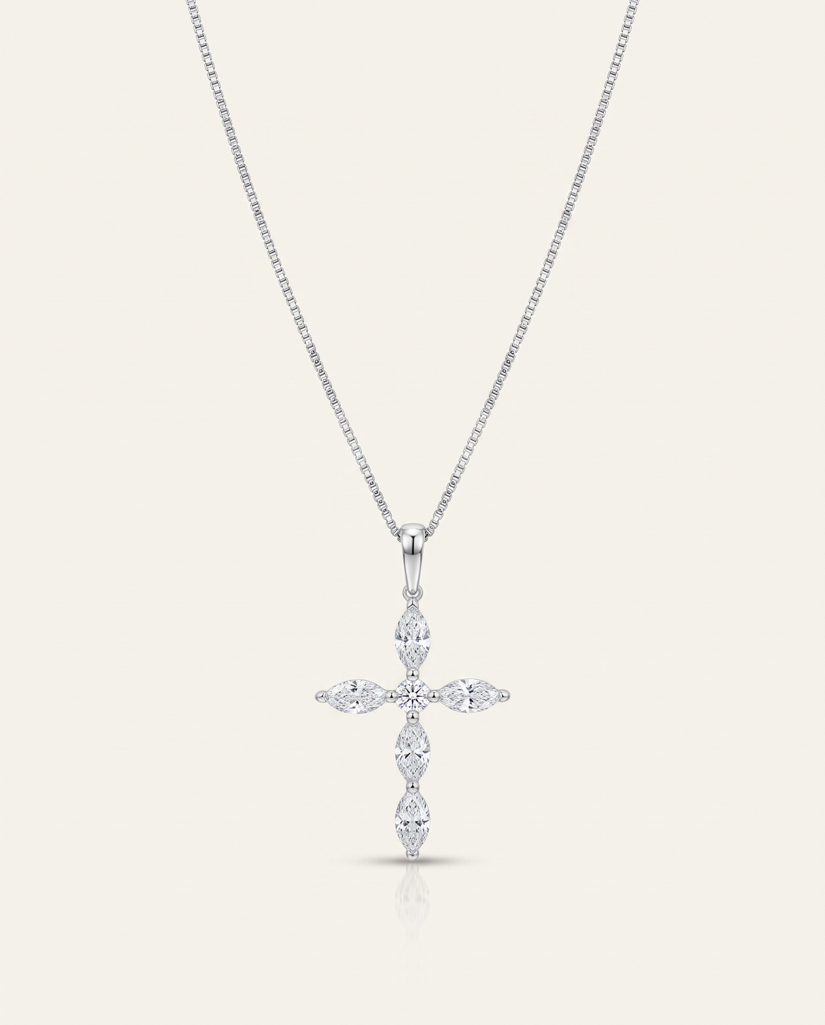 Bella by Ovani® Lab-grown Diamond Cross Pendant