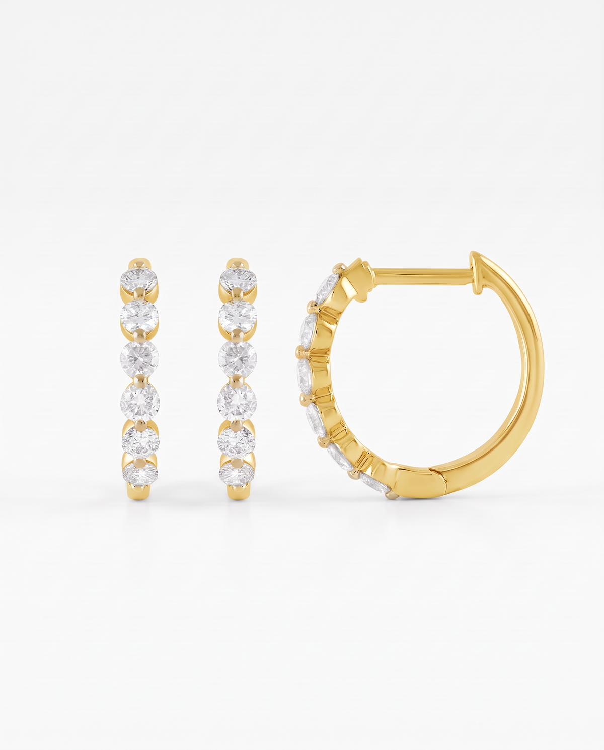 Bella by Ovani® Lab-grown Diamond Hoops