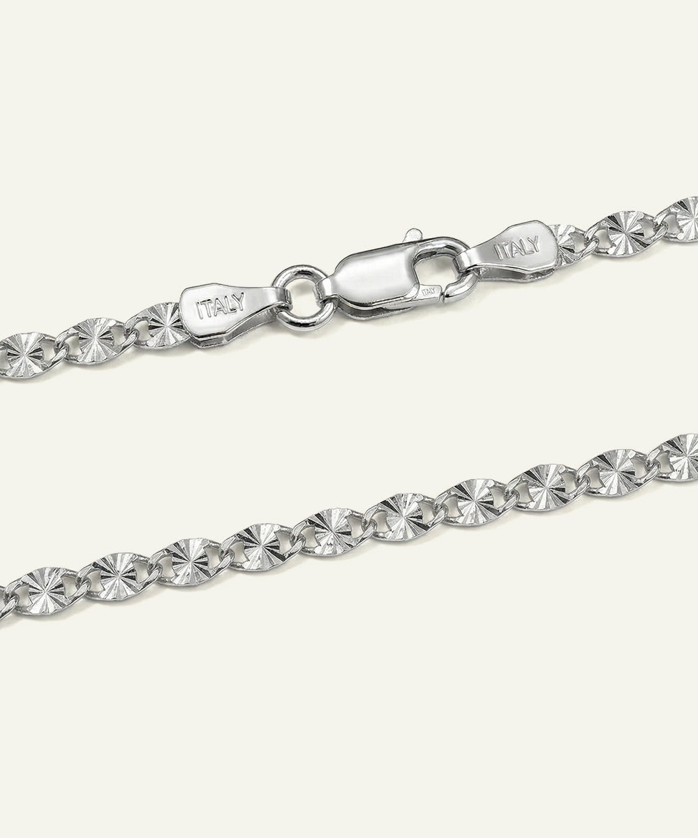 Link N Lock® Silver Valentino D/C Chain